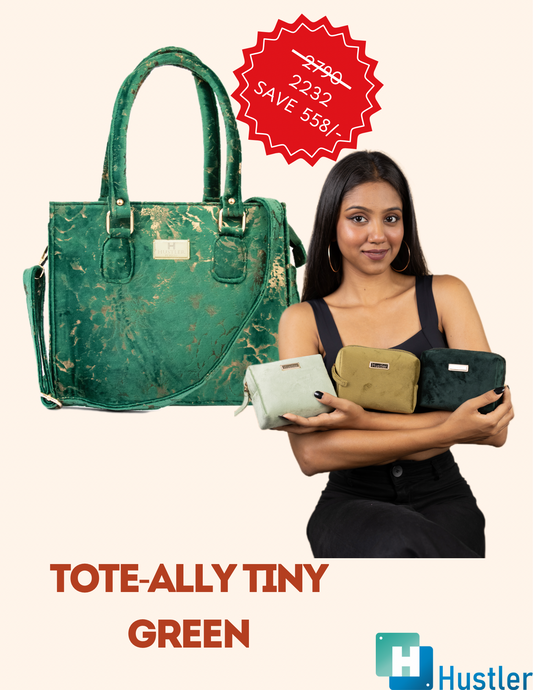Tote-ally Tiny Green (SAVE Rs.557/-)