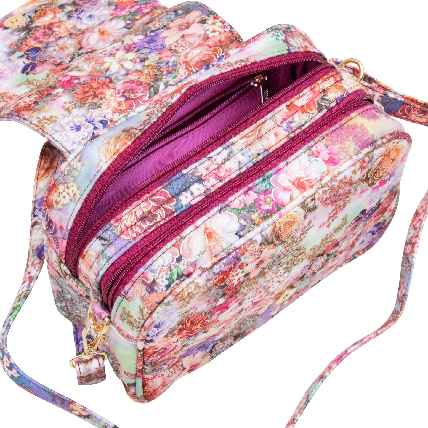 Floral Double Flap Sling