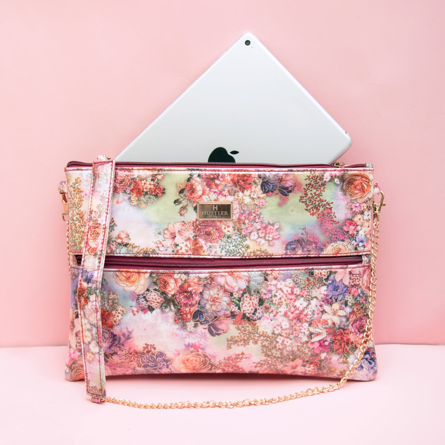 Floral Laptop Sleeves cum Sling bags